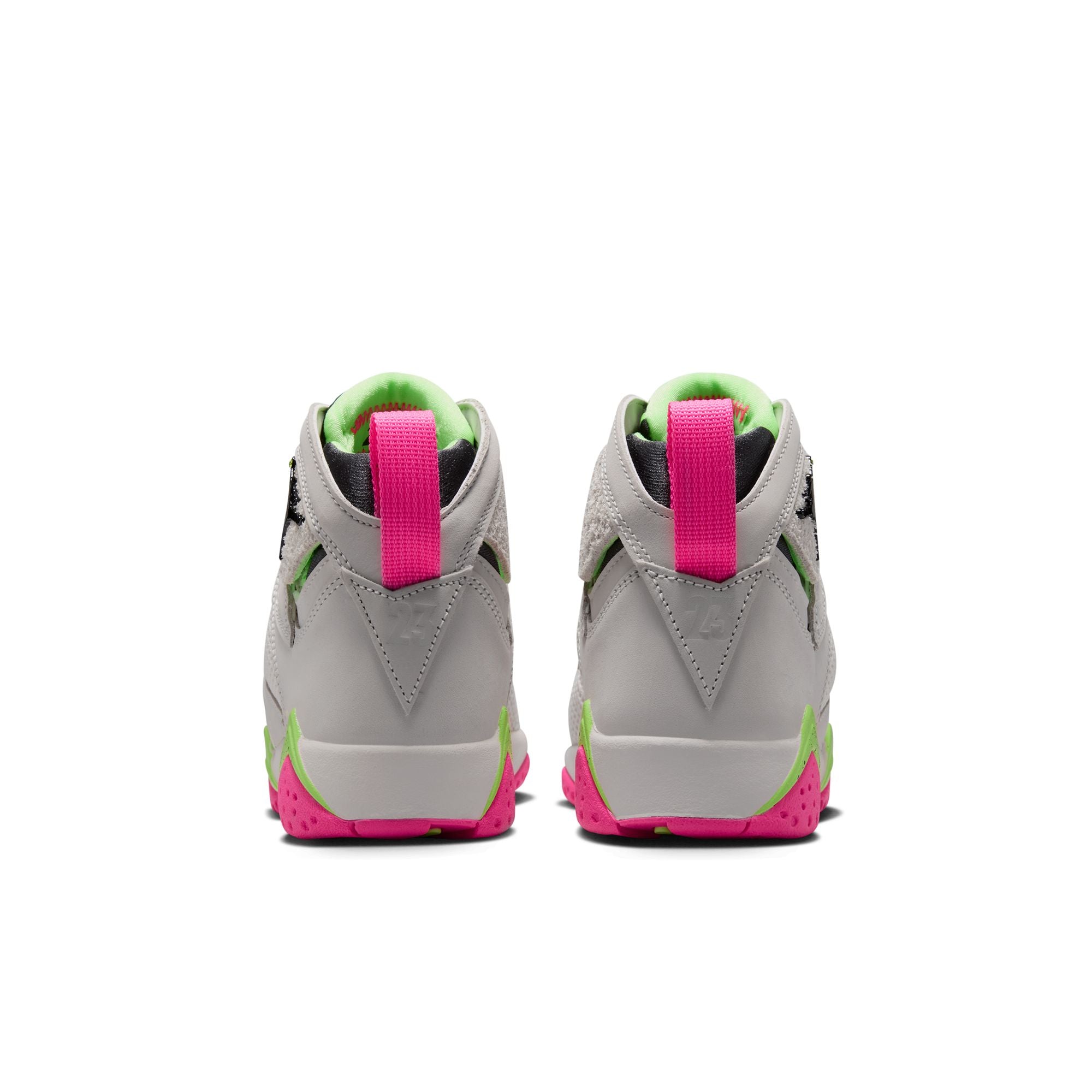 GS Air Jordan 7 Retro "Tennis Day" - PHANTOM/ANTHRACITE-LIME BLAST-PINK BLAST