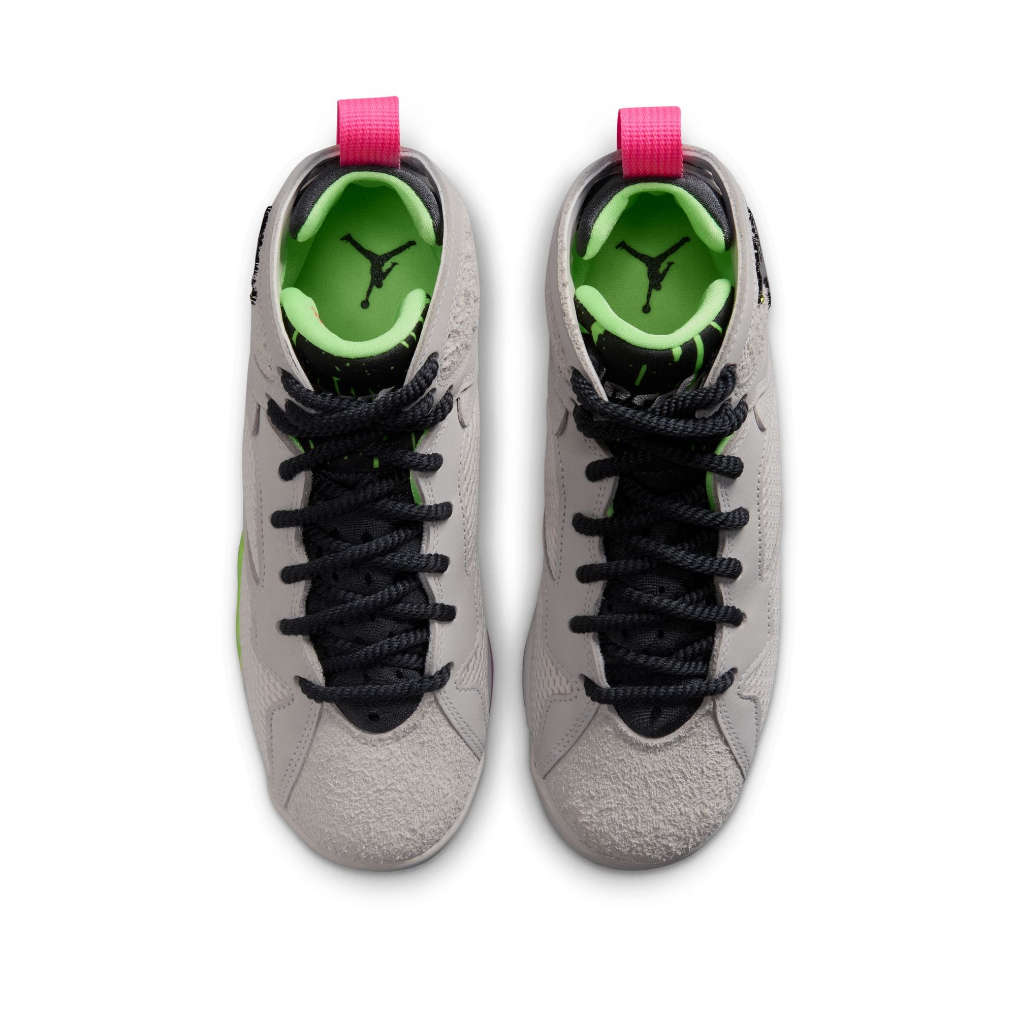 GS Air Jordan 7 Retro "Tennis Day" - PHANTOM/ANTHRACITE-LIME BLAST-PINK BLAST