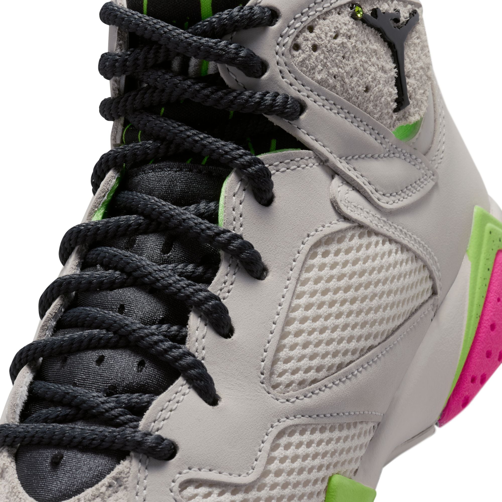 GS Air Jordan 7 Retro "Tennis Day" - PHANTOM/ANTHRACITE-LIME BLAST-PINK BLAST