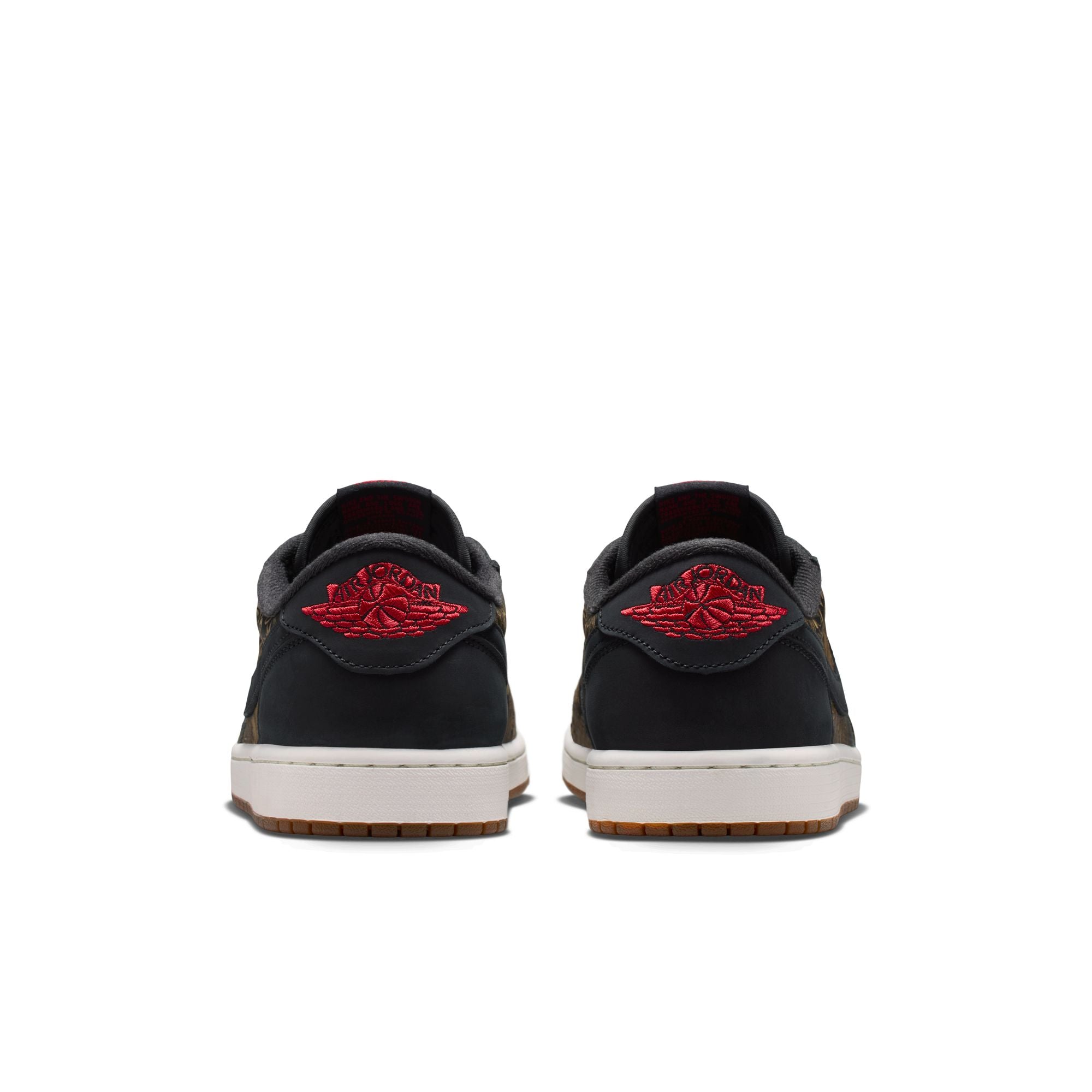 Men's Air Jordan 1 Low OG - BLACK/VARSITY RED-SUMMIT WHITE