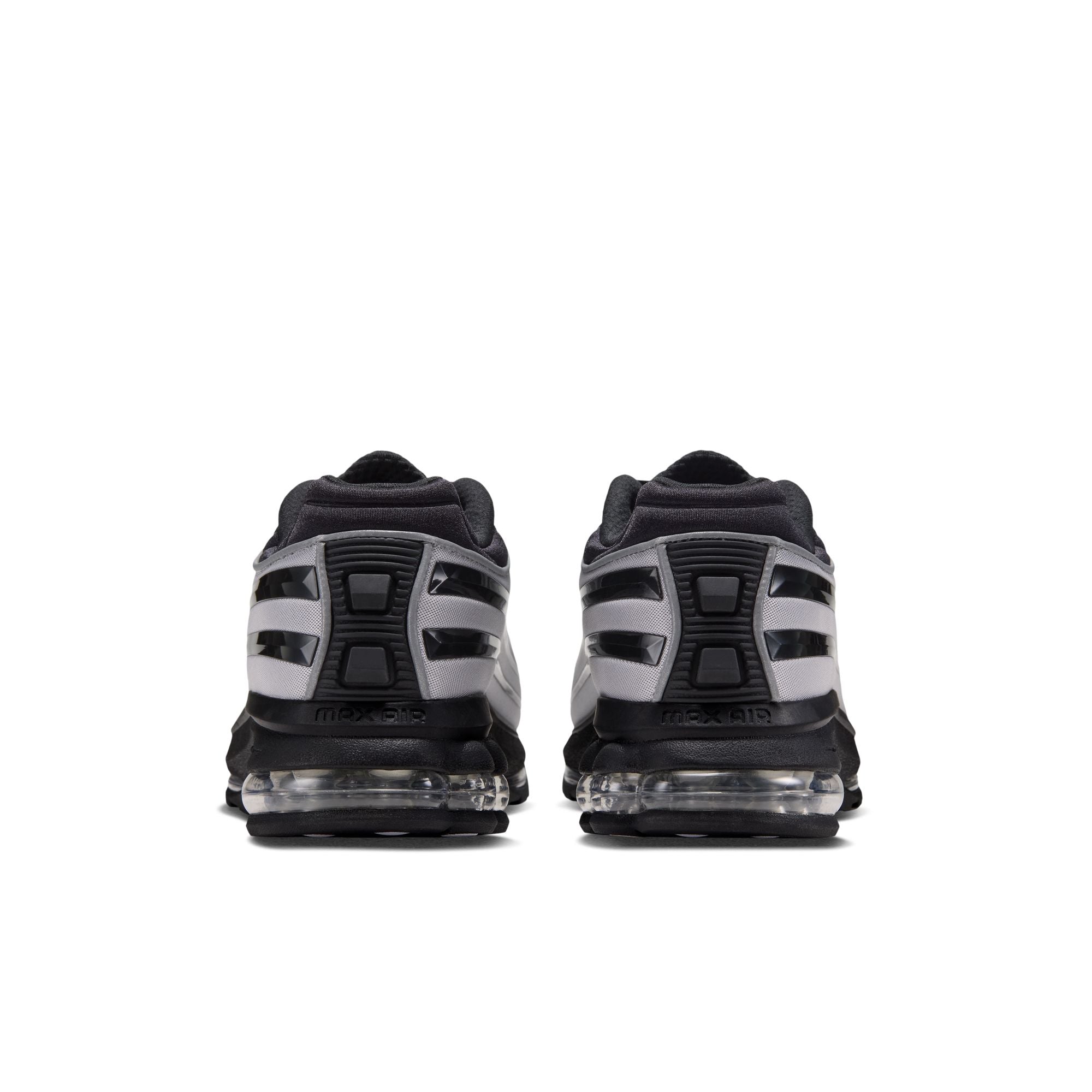 Men's Nike Air Max Ecstasy Plus - METALLIC SILVER/BLACK-WHITE