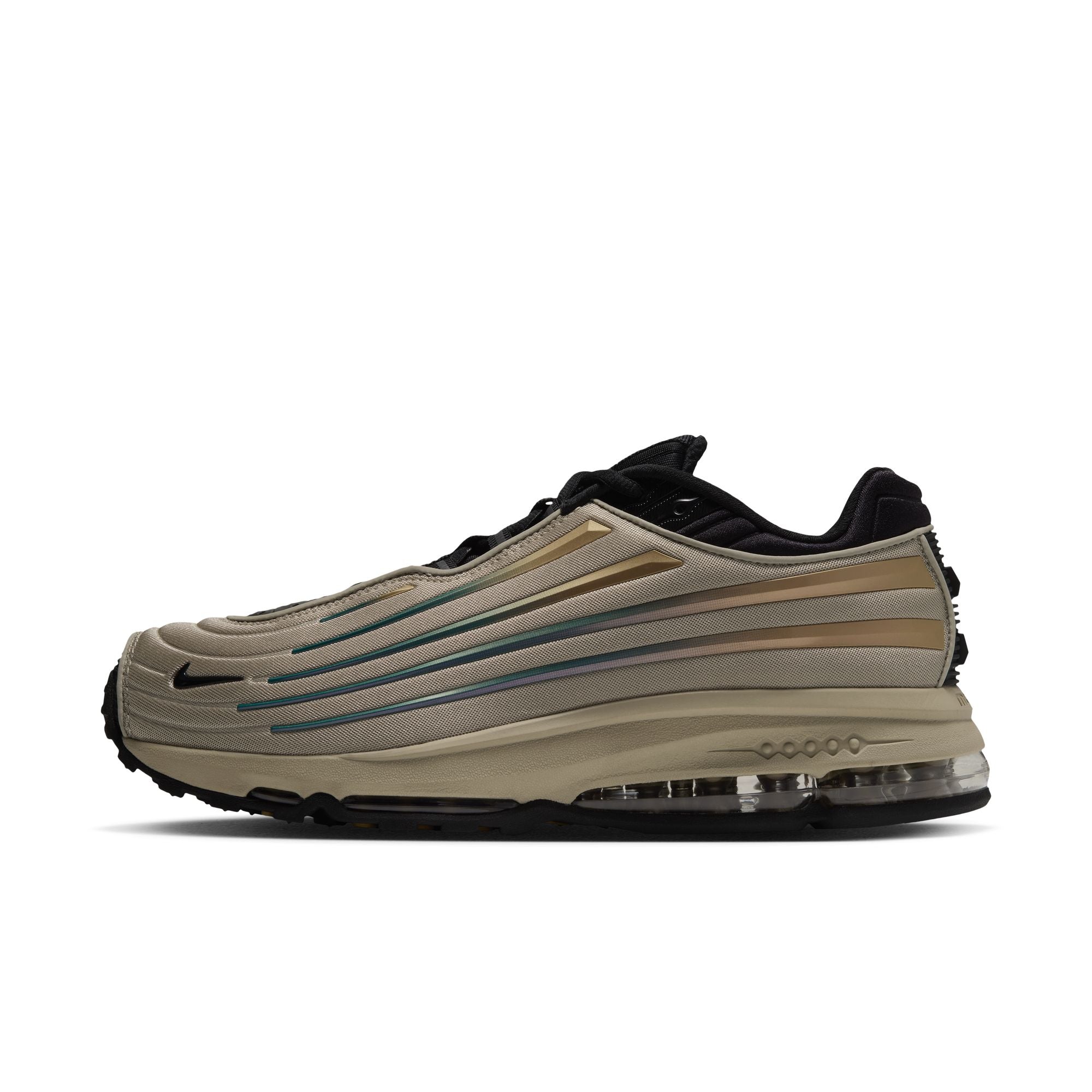 Men's Nike Air Max Ecstasy Plus - DESERT KHAKI/BLACK-METALLIC GOLD