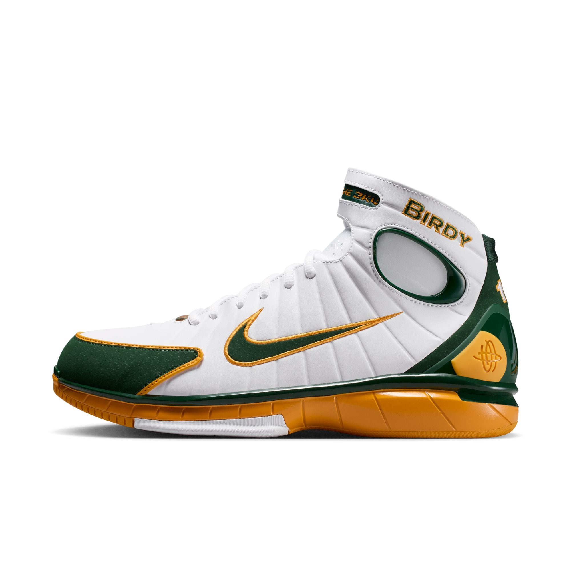 Men's Nike Air Zoom Huarache 2k4 - WHITE/DEEP FOREST-CANYON GOLD