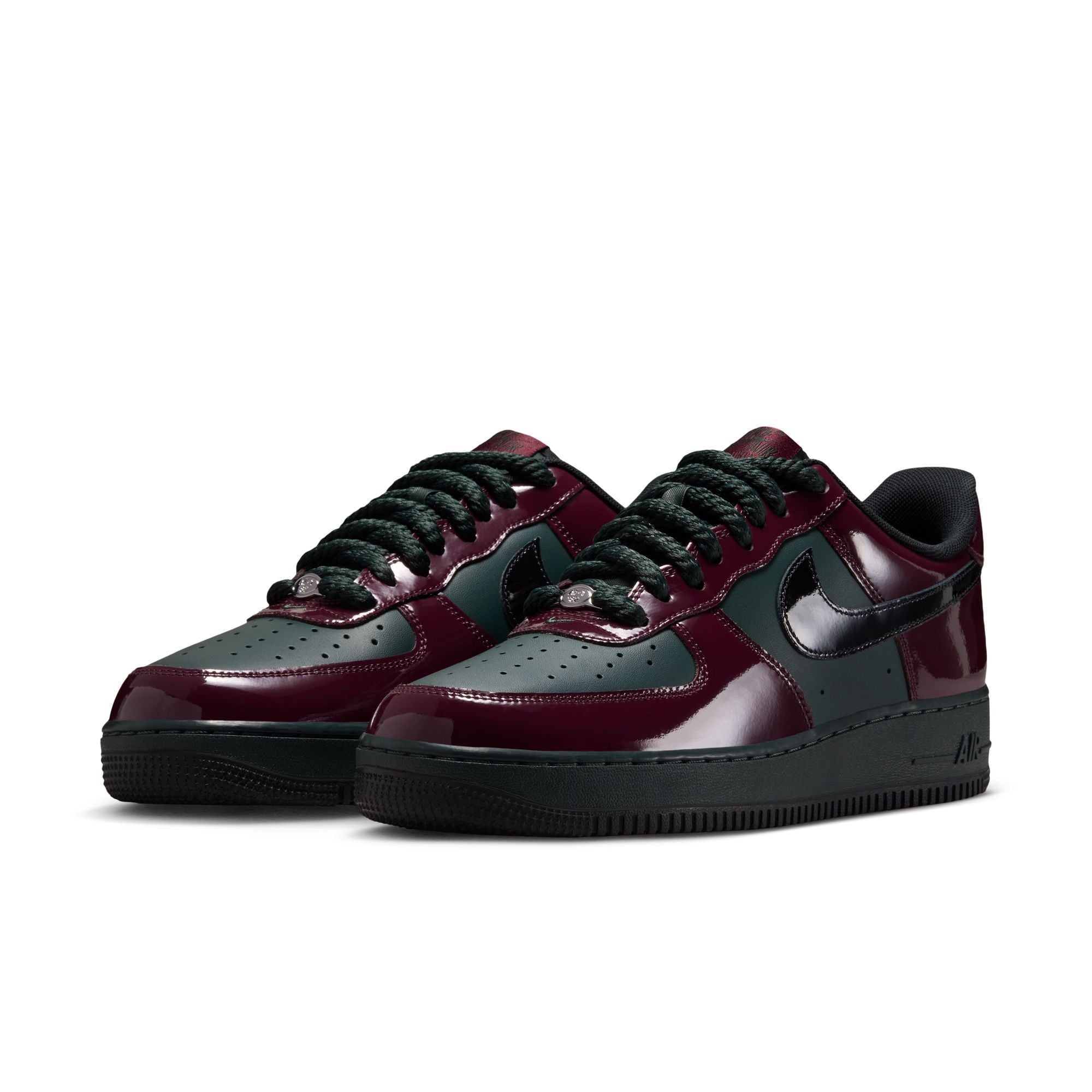 Men's Nike Air Force 1 '07 LV8 - BLACK SPRUCE/BLACK-BURGUNDY CRUSH