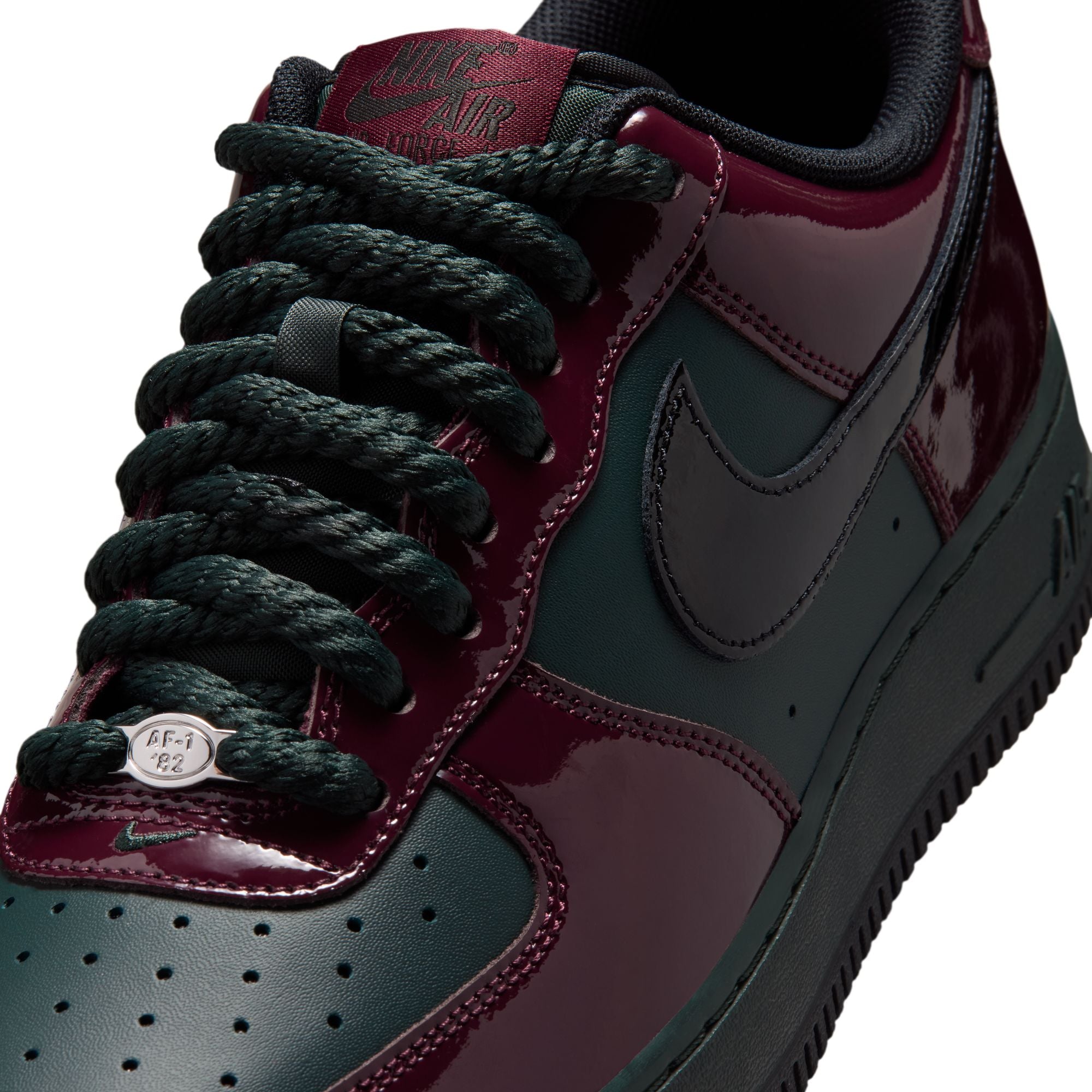 Men's Nike Air Force 1 '07 LV8 - BLACK SPRUCE/BLACK-BURGUNDY CRUSH