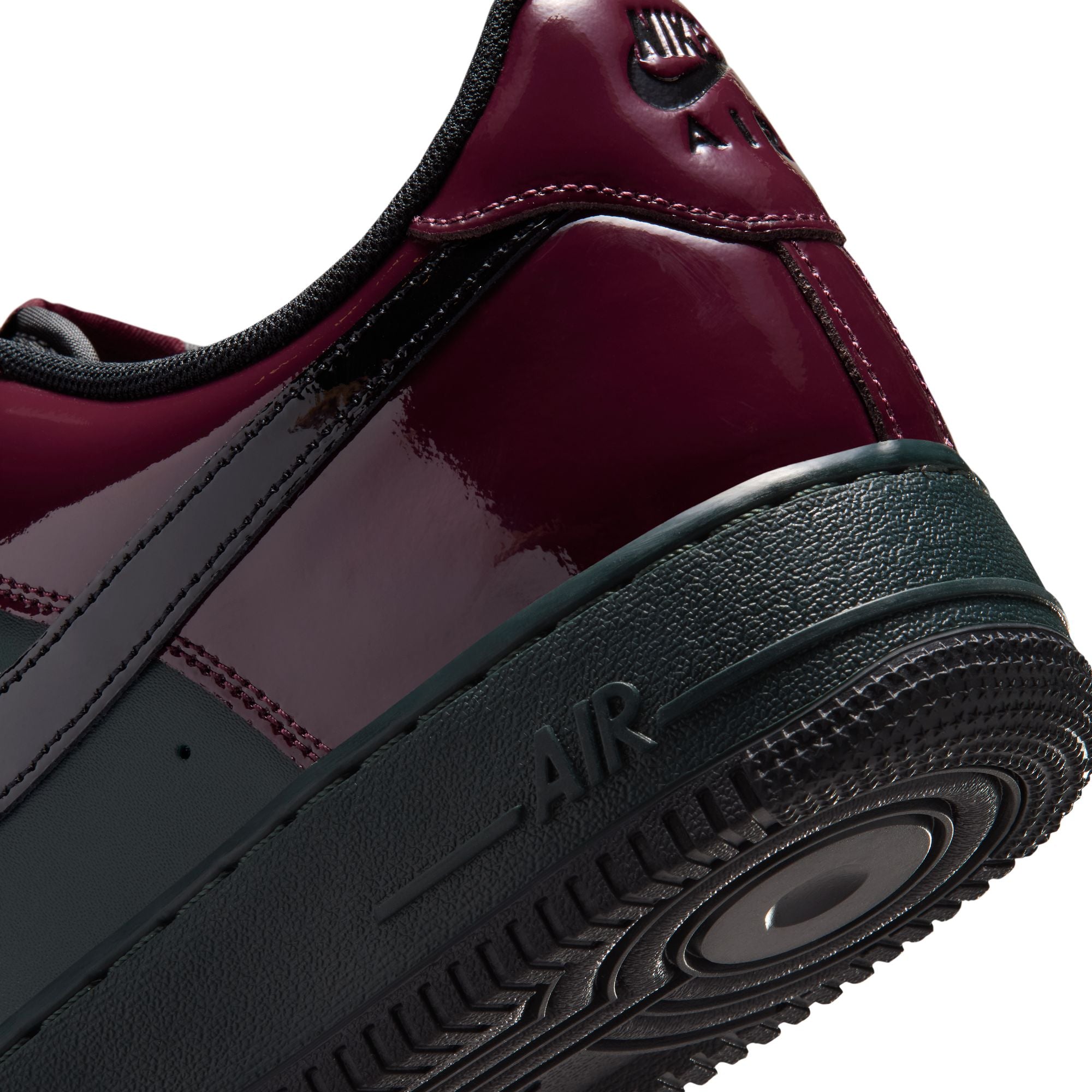 Men's Nike Air Force 1 '07 LV8 - BLACK SPRUCE/BLACK-BURGUNDY CRUSH