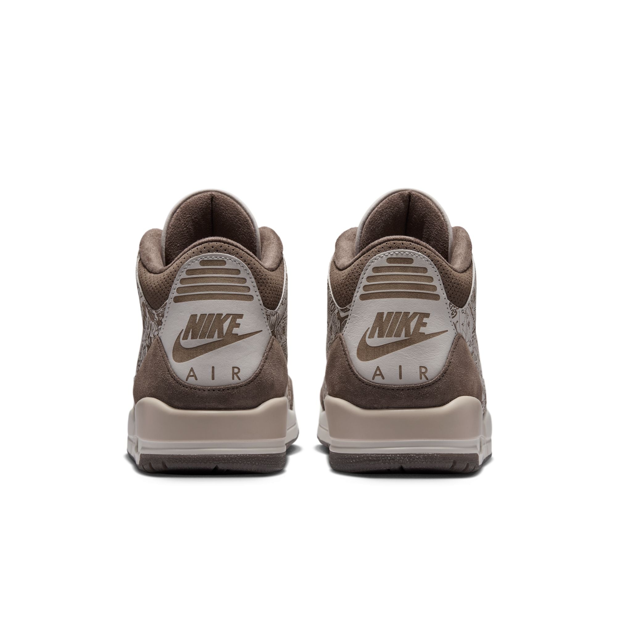 Men's Air Jordan 3 Retro Laser - PHANTOM/UNIVERSITY RED-PALOMINO-SAIL
