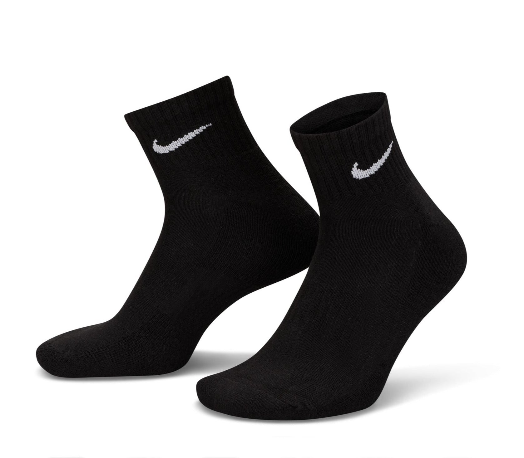 nike mid calf black socks