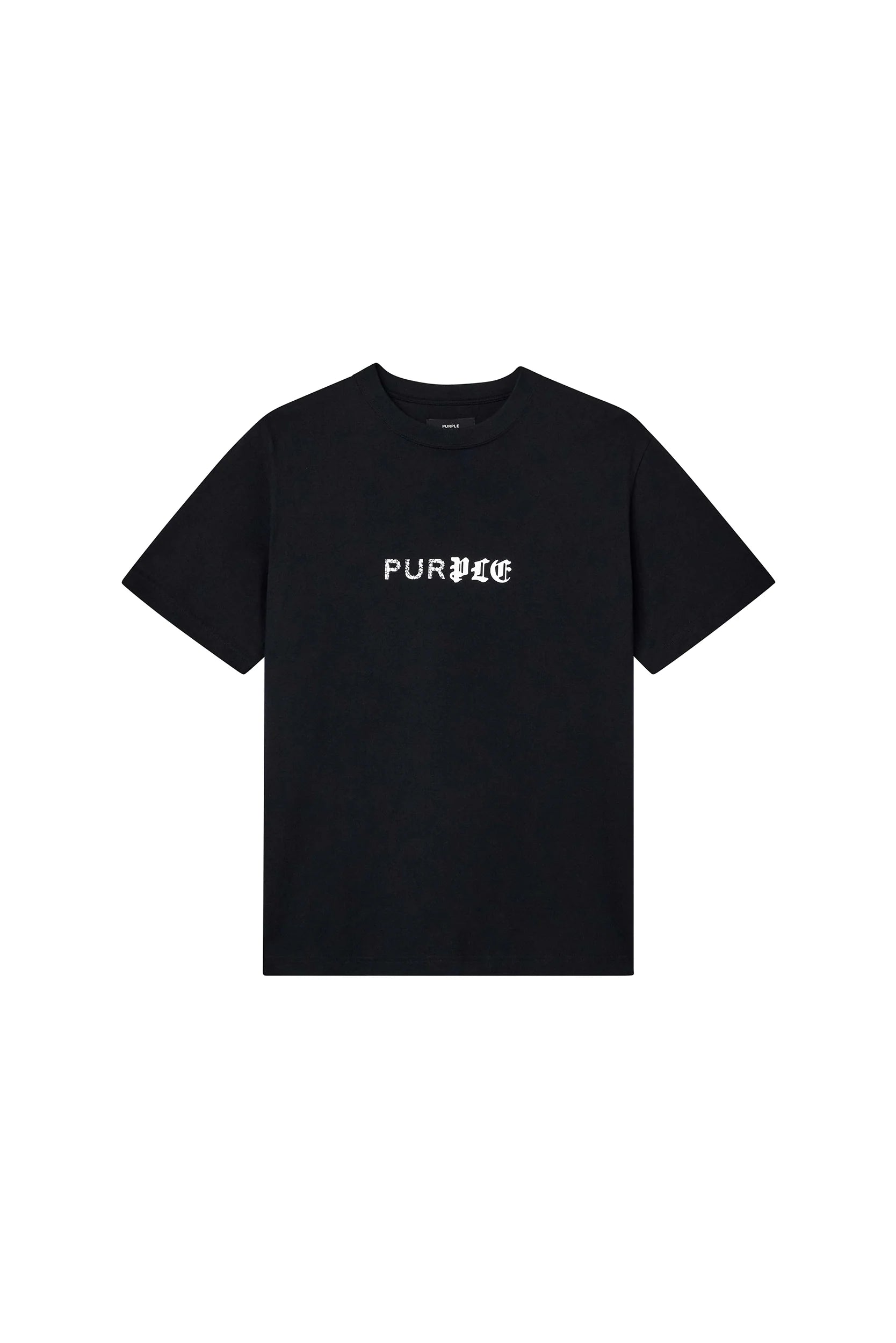 Purple Brand Half & Half Tee - BLACK