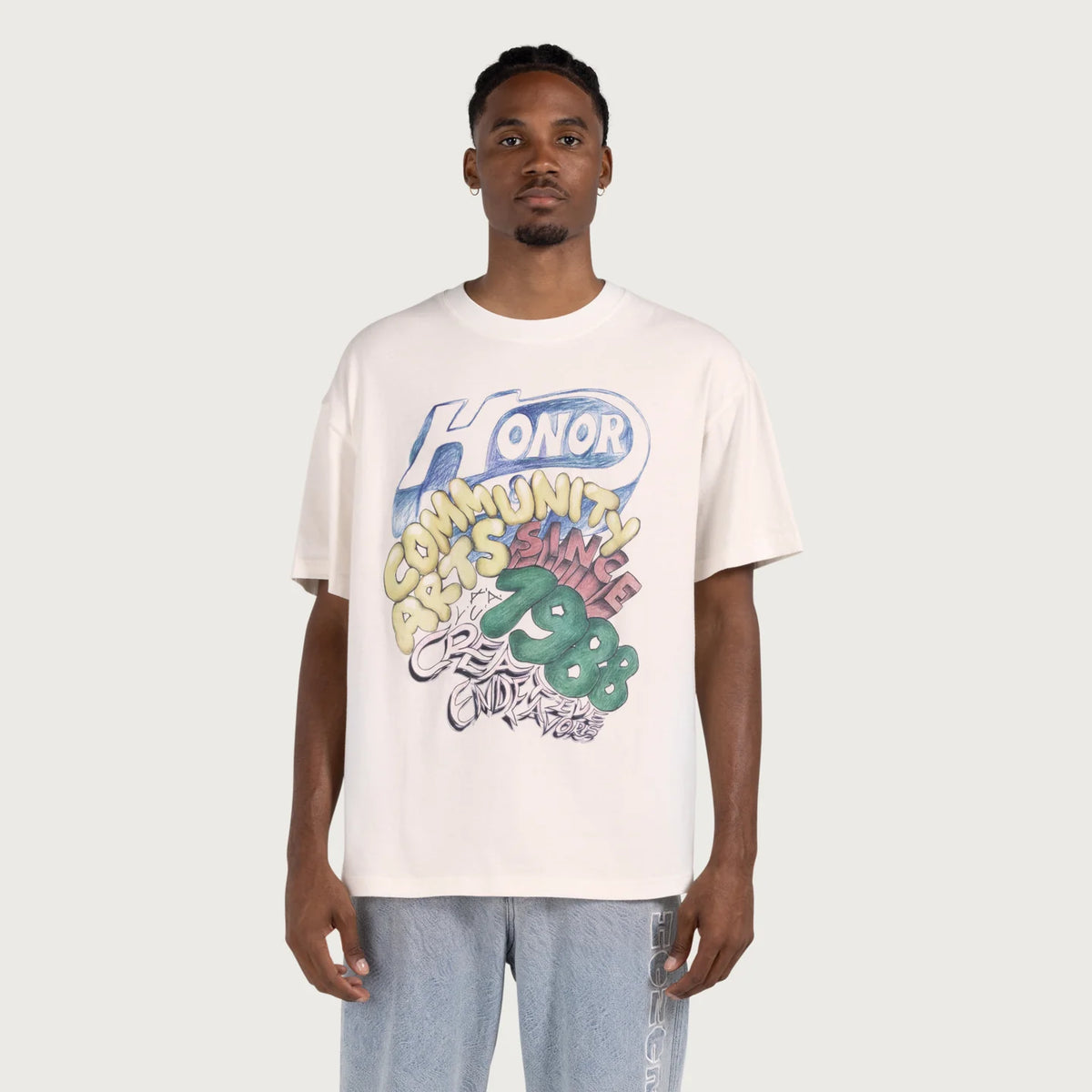Honor the Gift C-fall Comm Arts Creative Tee - WHITE