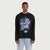 Honor the Gift C-fall Pop Art Long Sleeve Sweater - BLACK