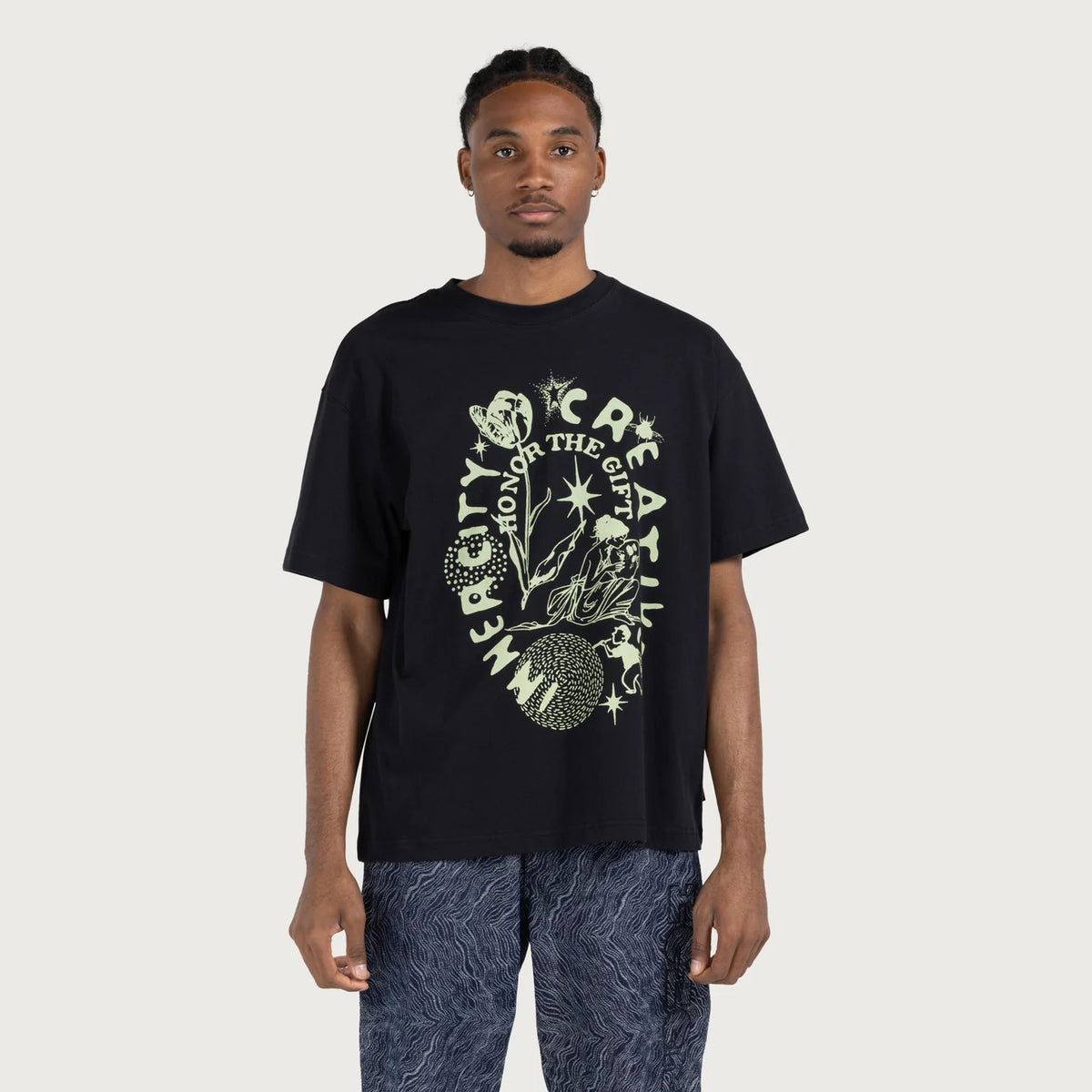 Honor the Gift C-fall Inner City Creative Tee - BLACK