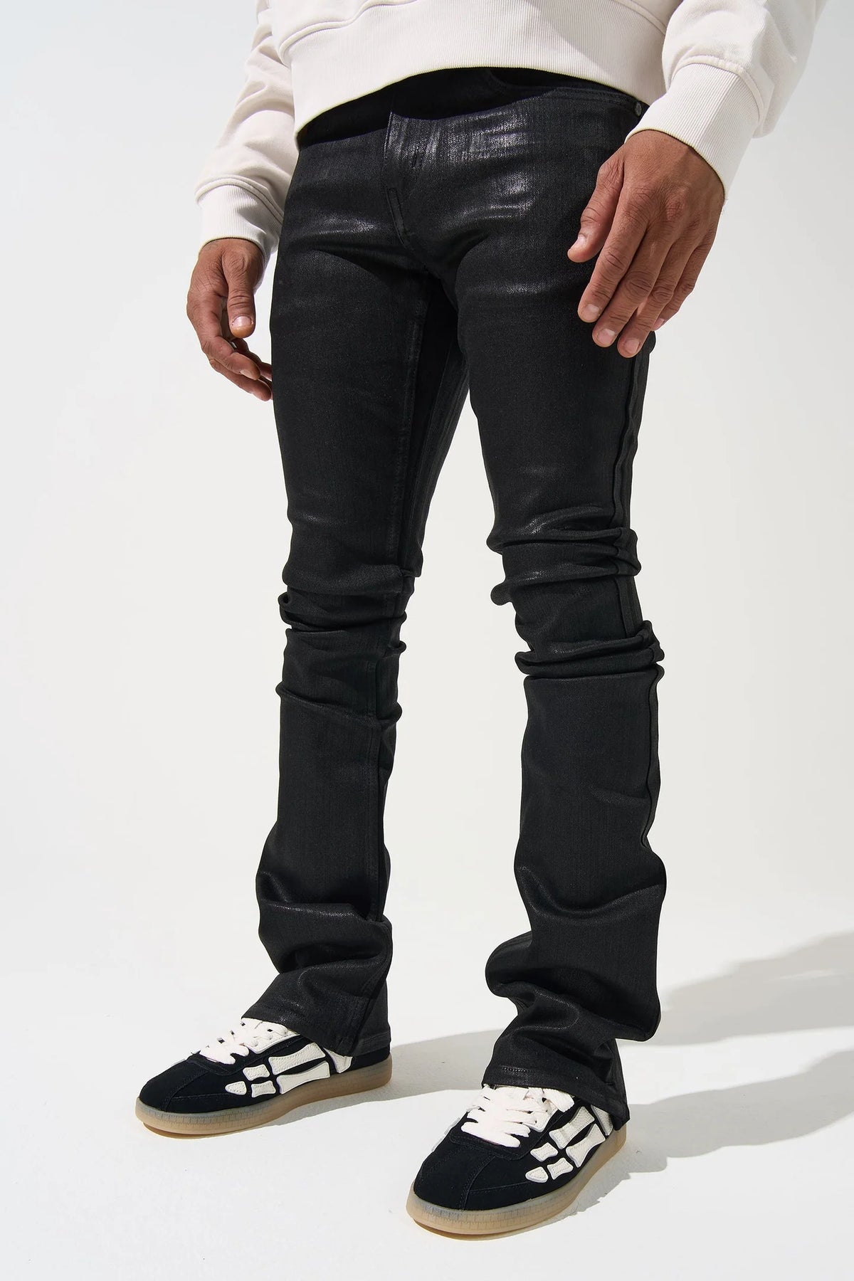 SRND Onyx Stacked Jeans - BLACK