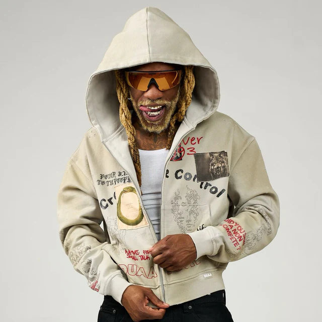 Duaa Creative Control Hoodie - BEIGE