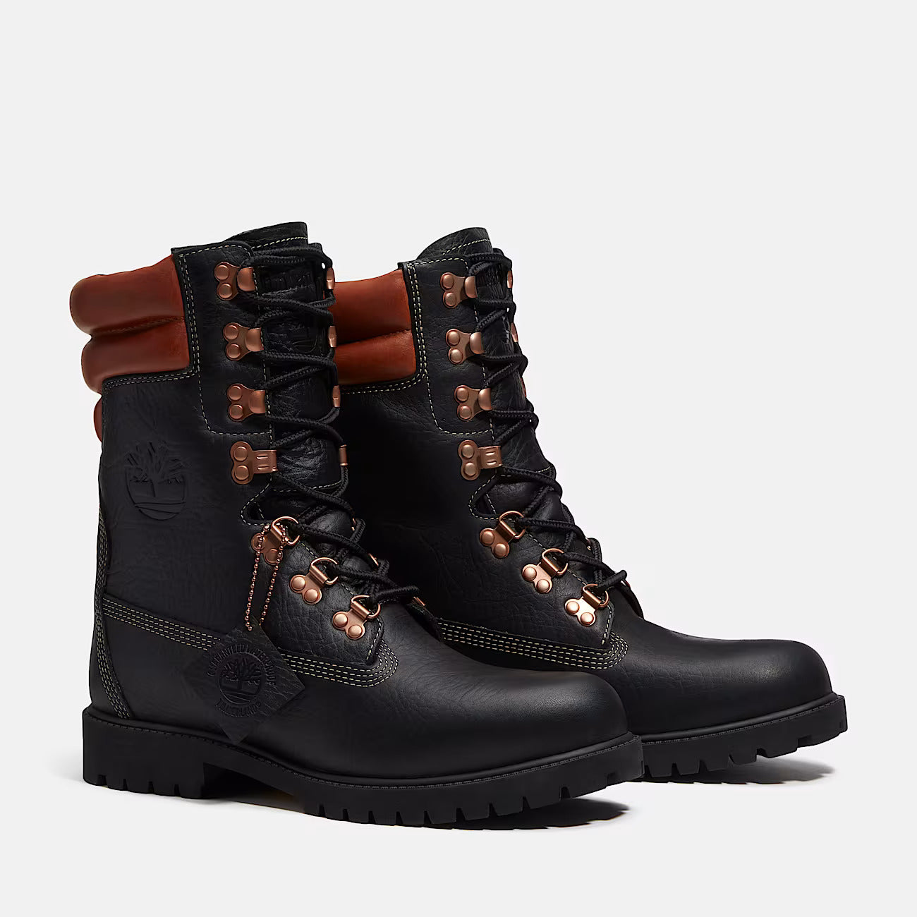 Men's Timberland® Heritage Waterproof Super Boot 40 Below - BLACK/FULL-GRAIN RUST