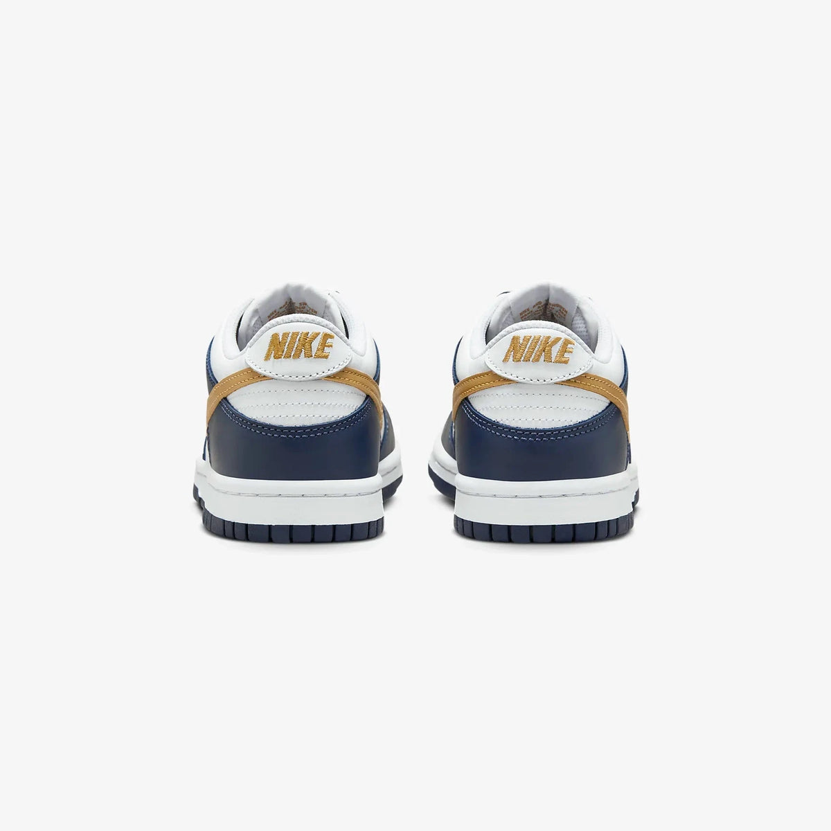 Big Kid&#39;s Nike Dunk Low - WHITE/WHEAT-MIDNIGHT NAVY