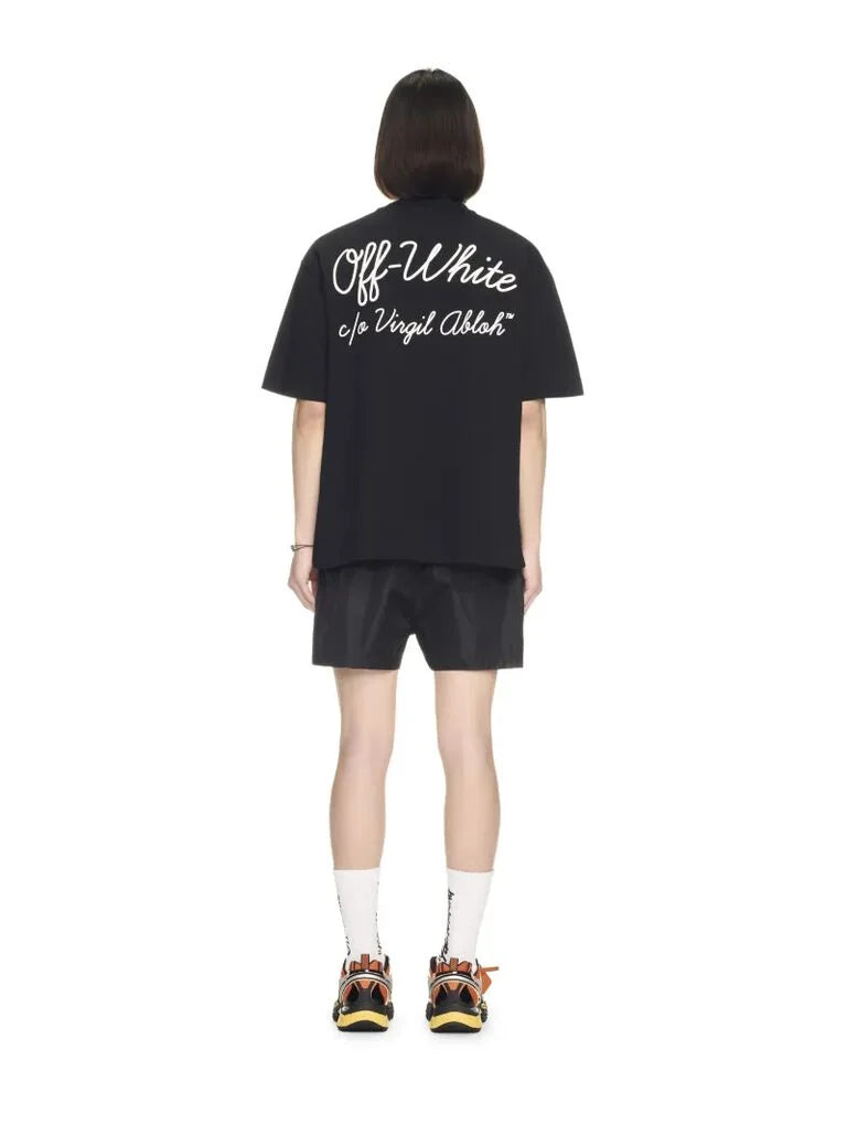 Off-White Script Skate Tee - BLACK