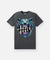 Paper Planes Mad Wolf Tee - WASHED BLACK