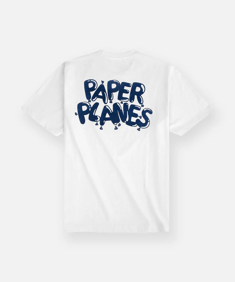 Paper Planes Balloon Oversized Tee - WHITE