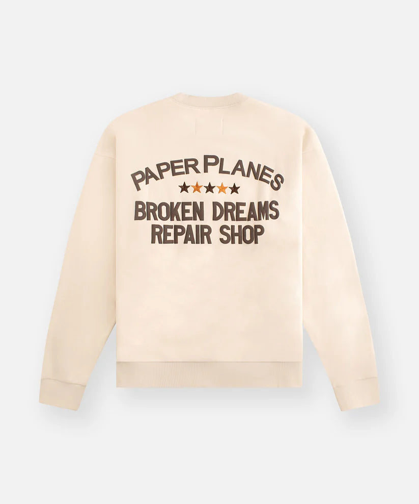 Paper Planes Broken Dreams Repair Shop Crew - CREAM