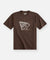 Paper Planes Blowin Up  Heavyweight Tee - BROWN