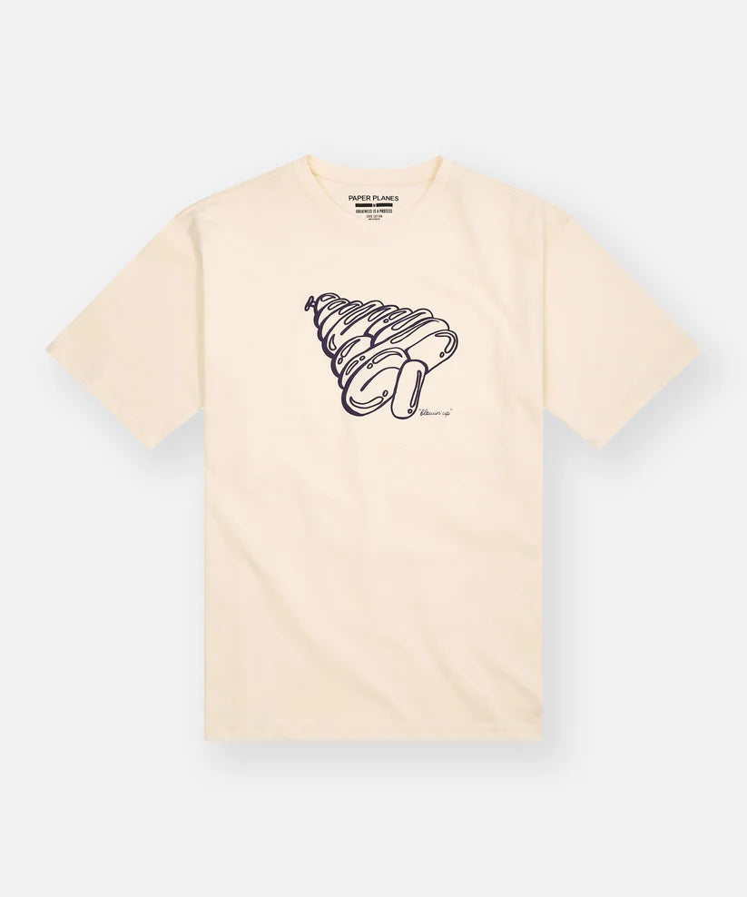 Paper Planes Blowin Up  Heavyweight Tee - EGGSHELL