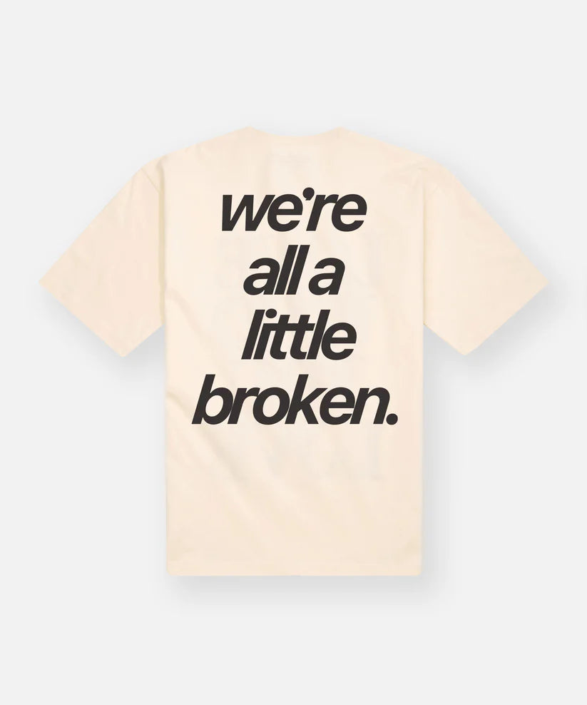 Paper Planes Little Broken Heavyweight Tee - EGGSHELL