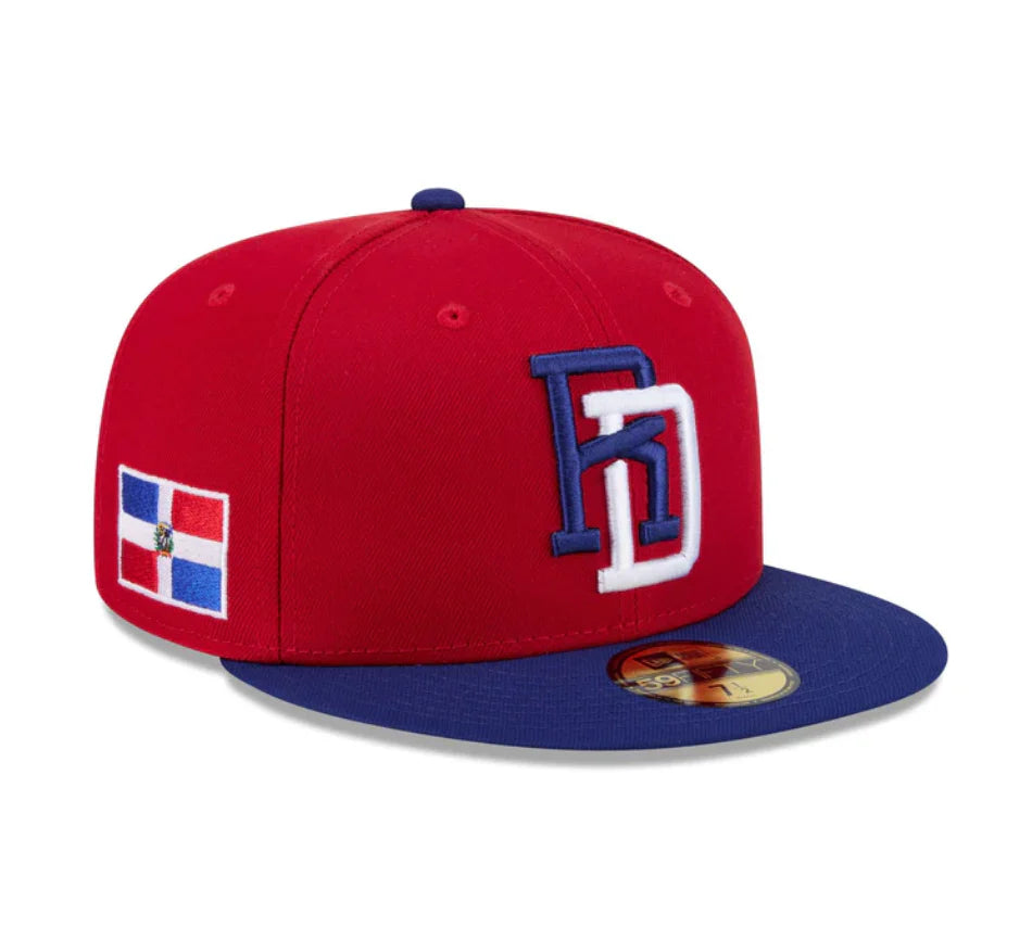New Era 2026 Dominican Republic World Baseball Classic 59FIFTY Fitted - RED/BLUE