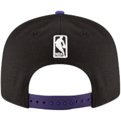 New Era Los Angeles Lakers Snapback Hat - BLACK/PURPLE