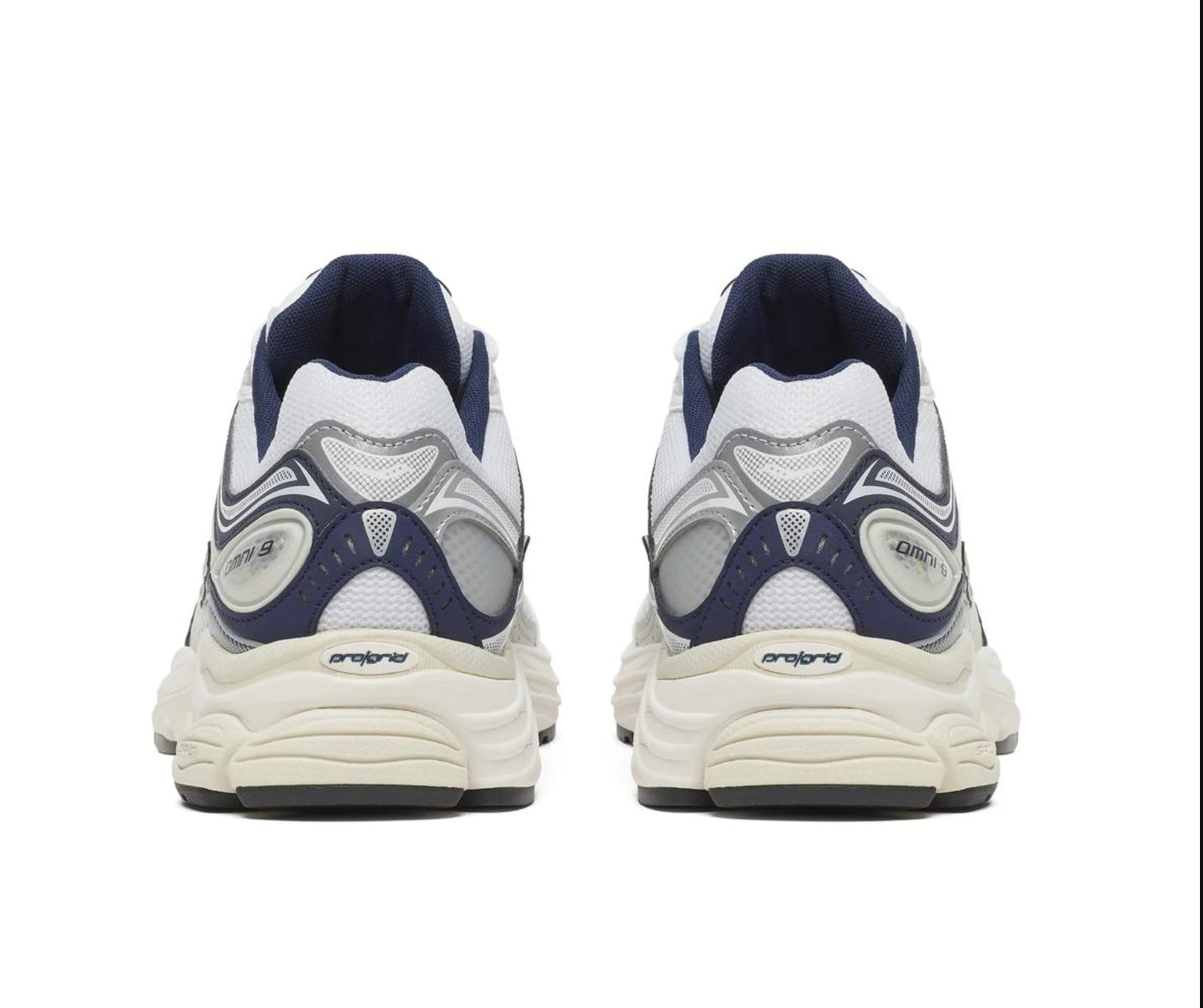 Men's Saucony Progrid Omni 9 - WHITE/NAVY