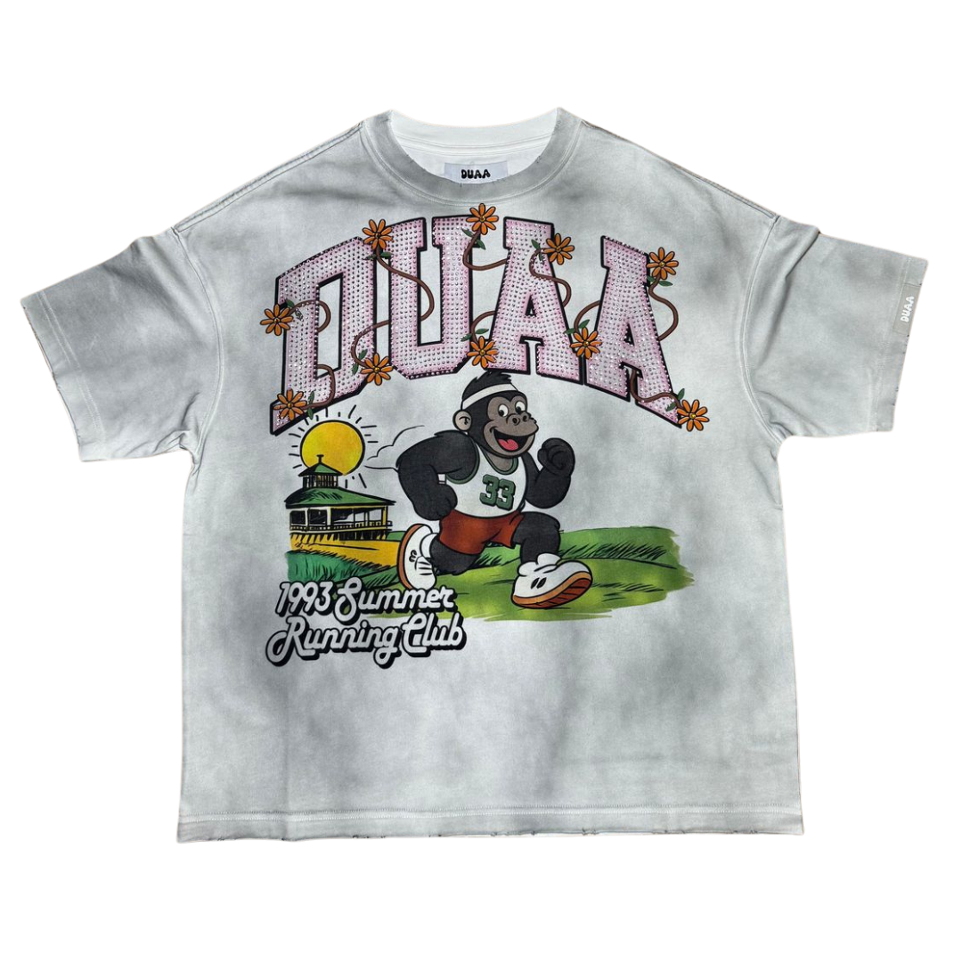 Duaa Marathon T-Shirt - WHITE
