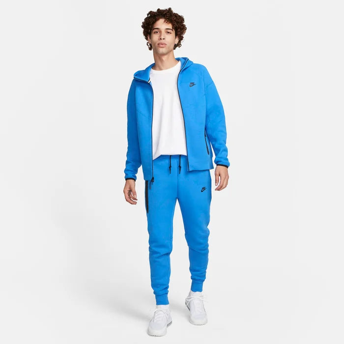 Nike Sportswear Tech Fleece Windrunner - LIGHT PHOTO-BLUE/BLACK