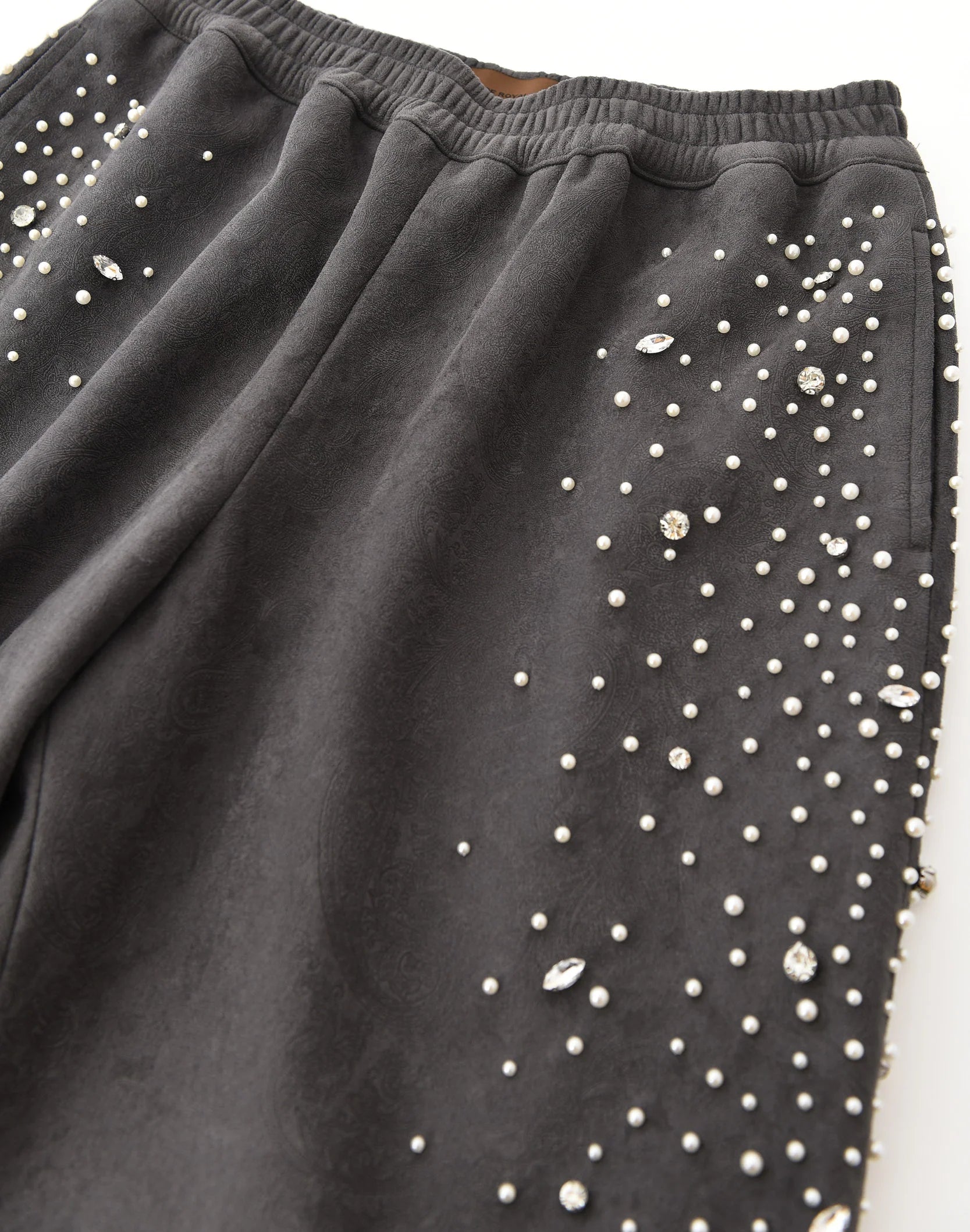 Birth Of Royal Child Cashew Blossom Pants - GRAY