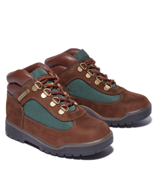 Big Kids Timberland Field Boot - DARK BROWN