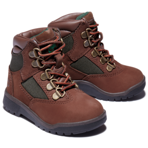 Toddler&#39;s Timberland Field Boot Tall Cam -DARK BROWN