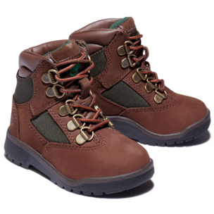 Toddler's Timberland Field Boot Tall Cam -DARK BROWN