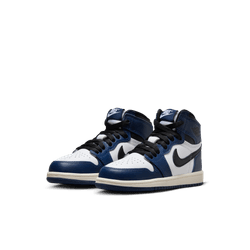 Preschool Air Jordan 1 Retro High Og - MIDNIGHT NAVY/BLACK-WHITE-SAIL