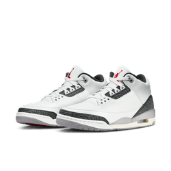 Men's Air Jordan 3 Retro - SUMMIT WHITE/FIRE RED-CEMENT GREY-BLACK