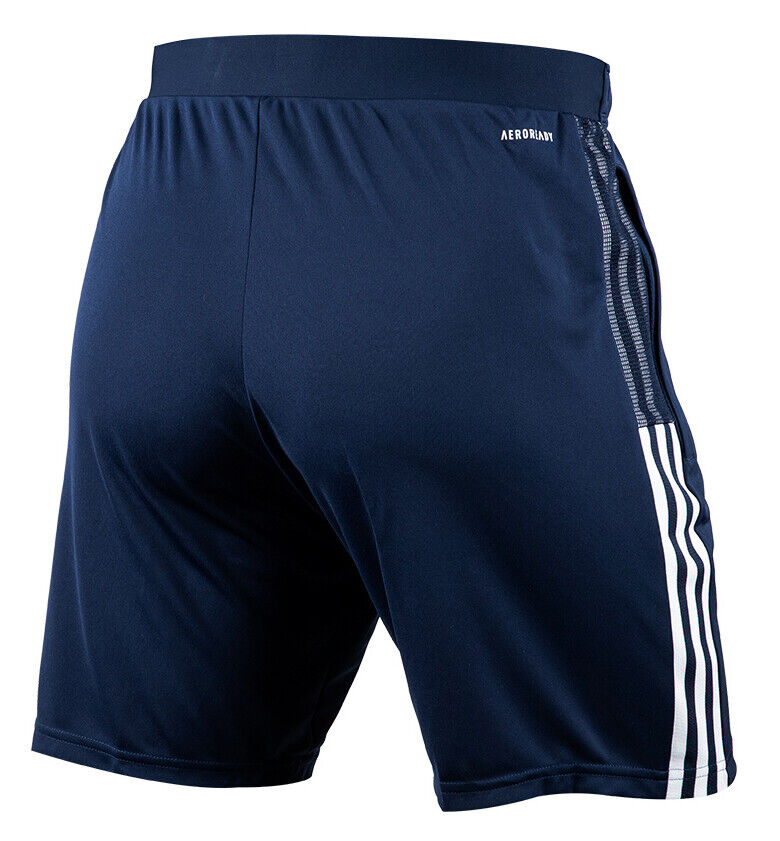Men&#39;s Adidas Tiro Training Shorts- NAVY BLUE/WHITE