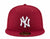 New Era NY Yankee Fitted - BURGUNDY