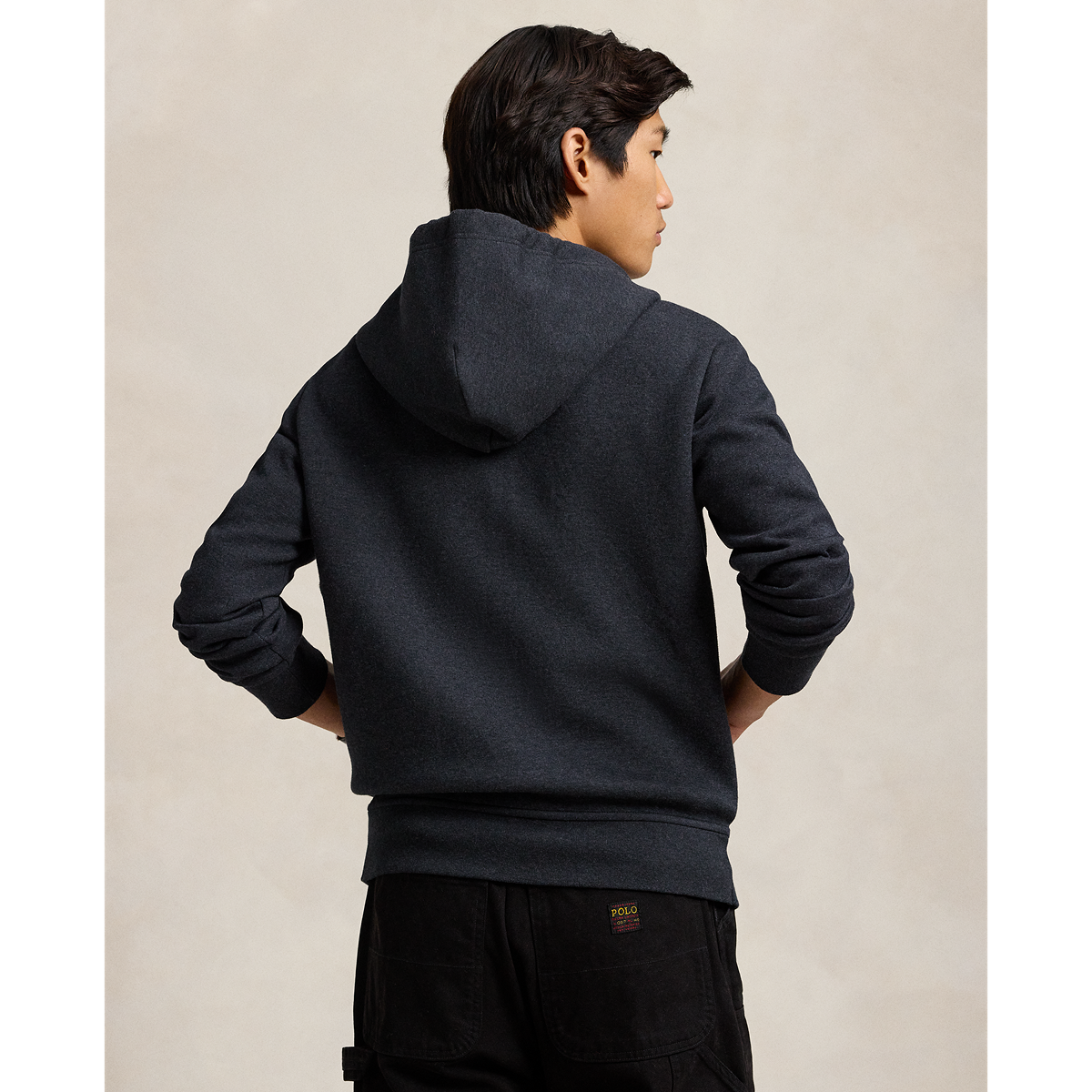 Polo Ralph Lauren LONG-SLEEVE DOUBLE KNIT TECH FULL-ZIP HOODED SWEATSHIRT
- BLACK MARL HEATHER