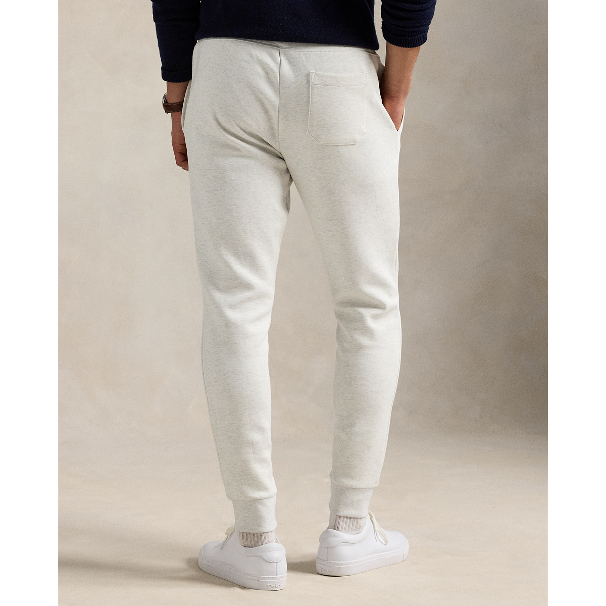 Polo Ralph Lauren DOUBLE KNIT TECH ATHLETIC JOGGER - SOHO HEATHER