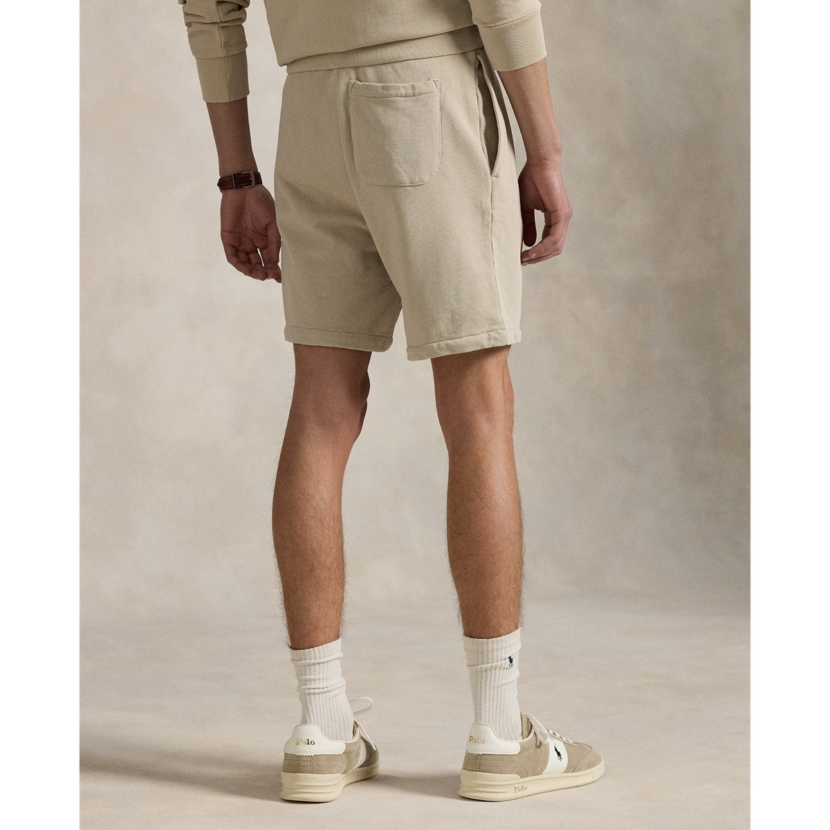 Polo Ralph Lauren LOOPBACK TERRY ATHLETIC SHORT - STONEWARE GREY