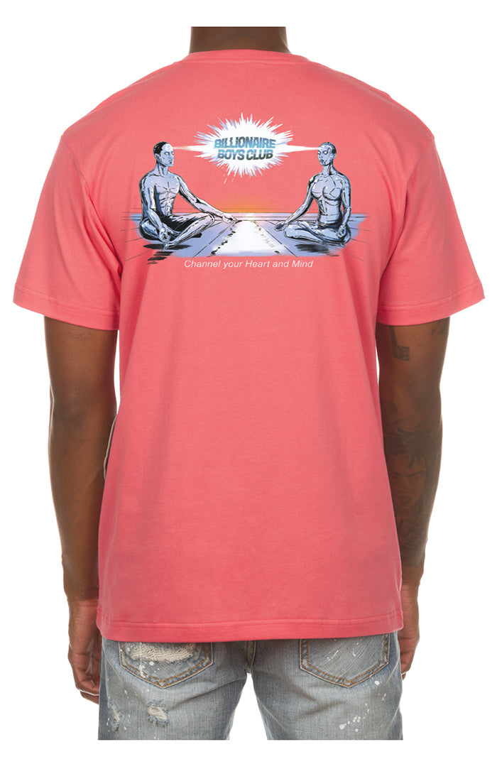 Men's BBC Mind Meld Ss Tee-PORCELAIN ROSE