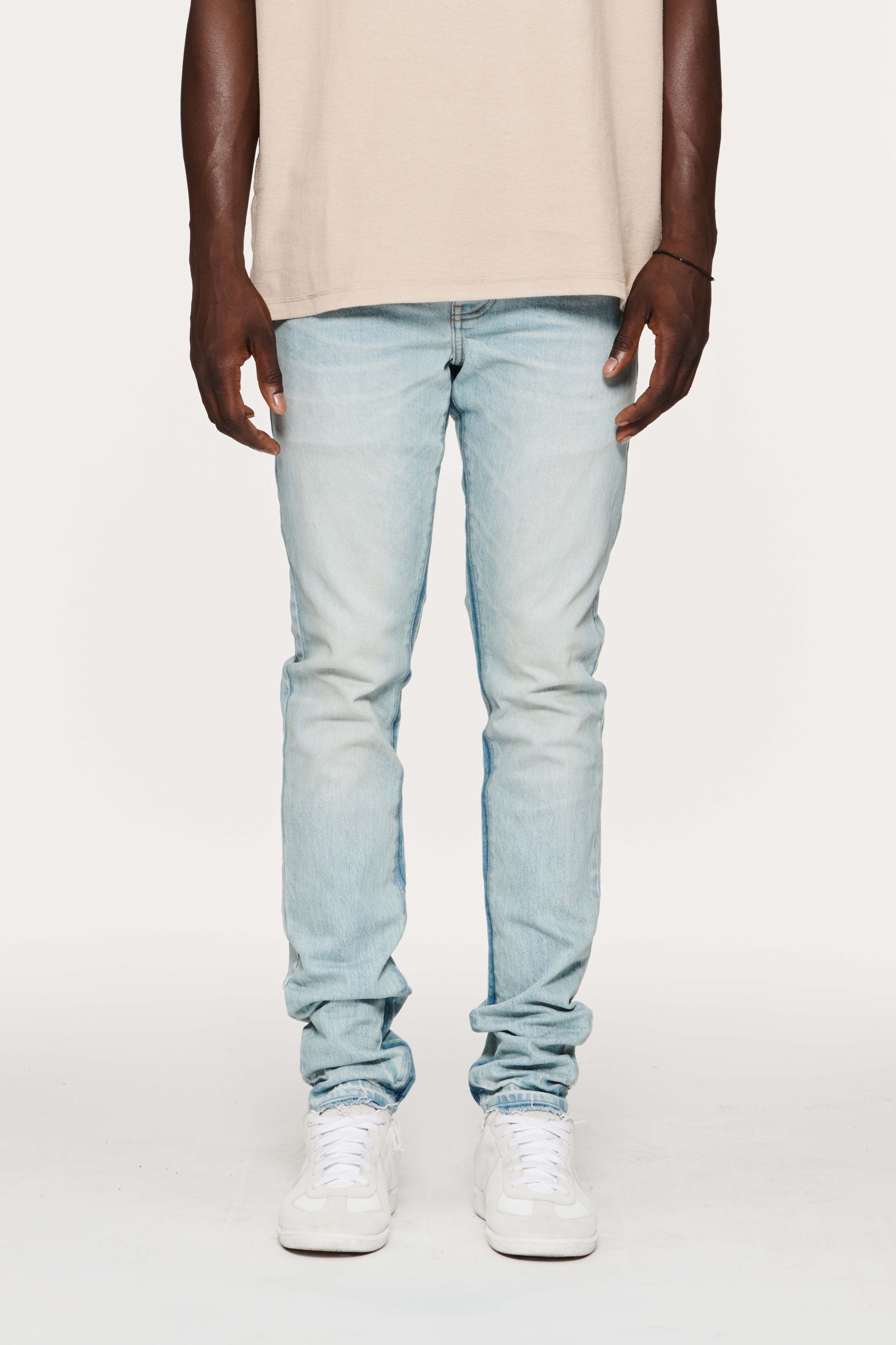 Purple Brand Shadow Inseam Jeans- Light Indigo