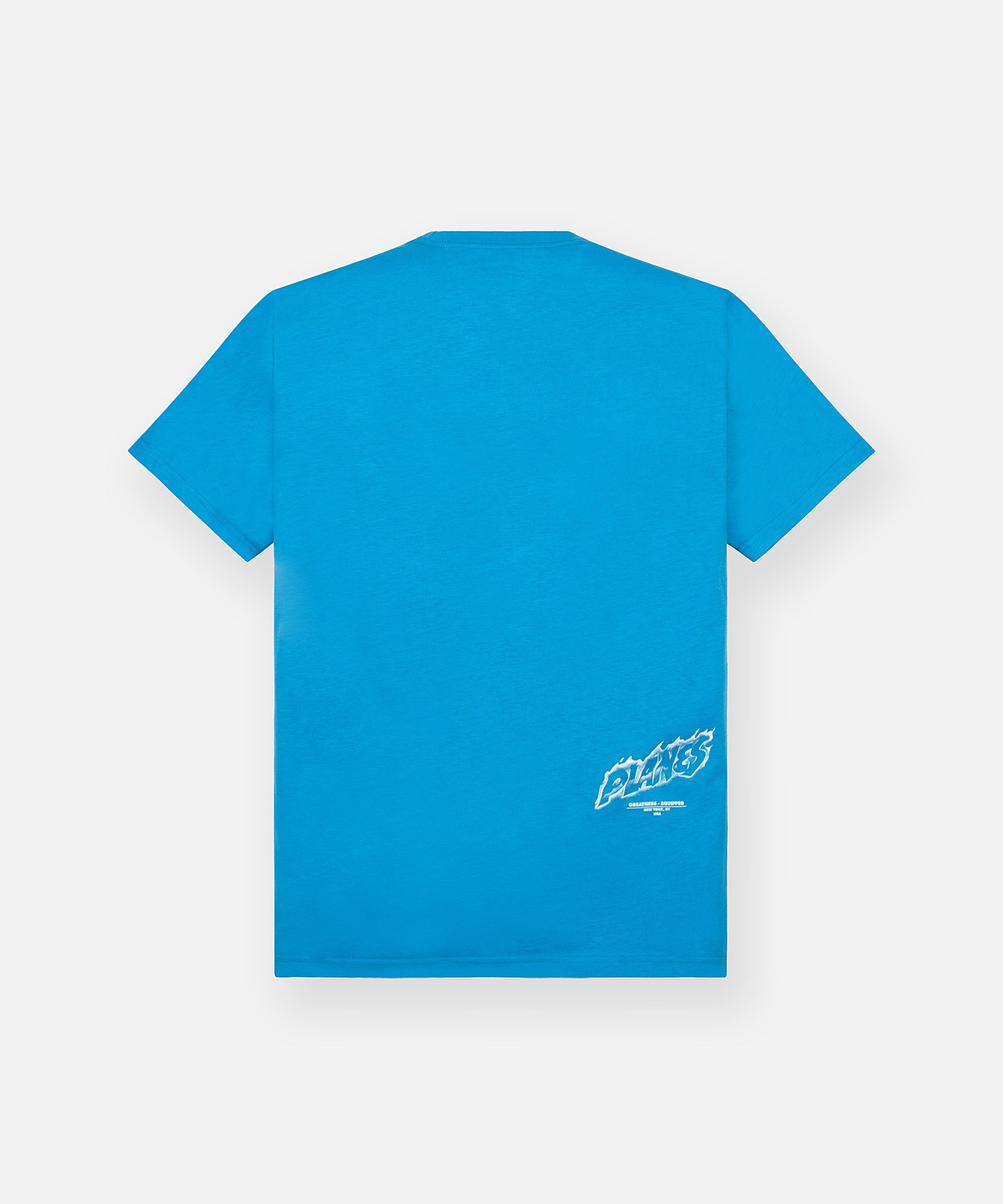 Paper Planes Crewneck Black Crowns Tee - MALIBU BLUE