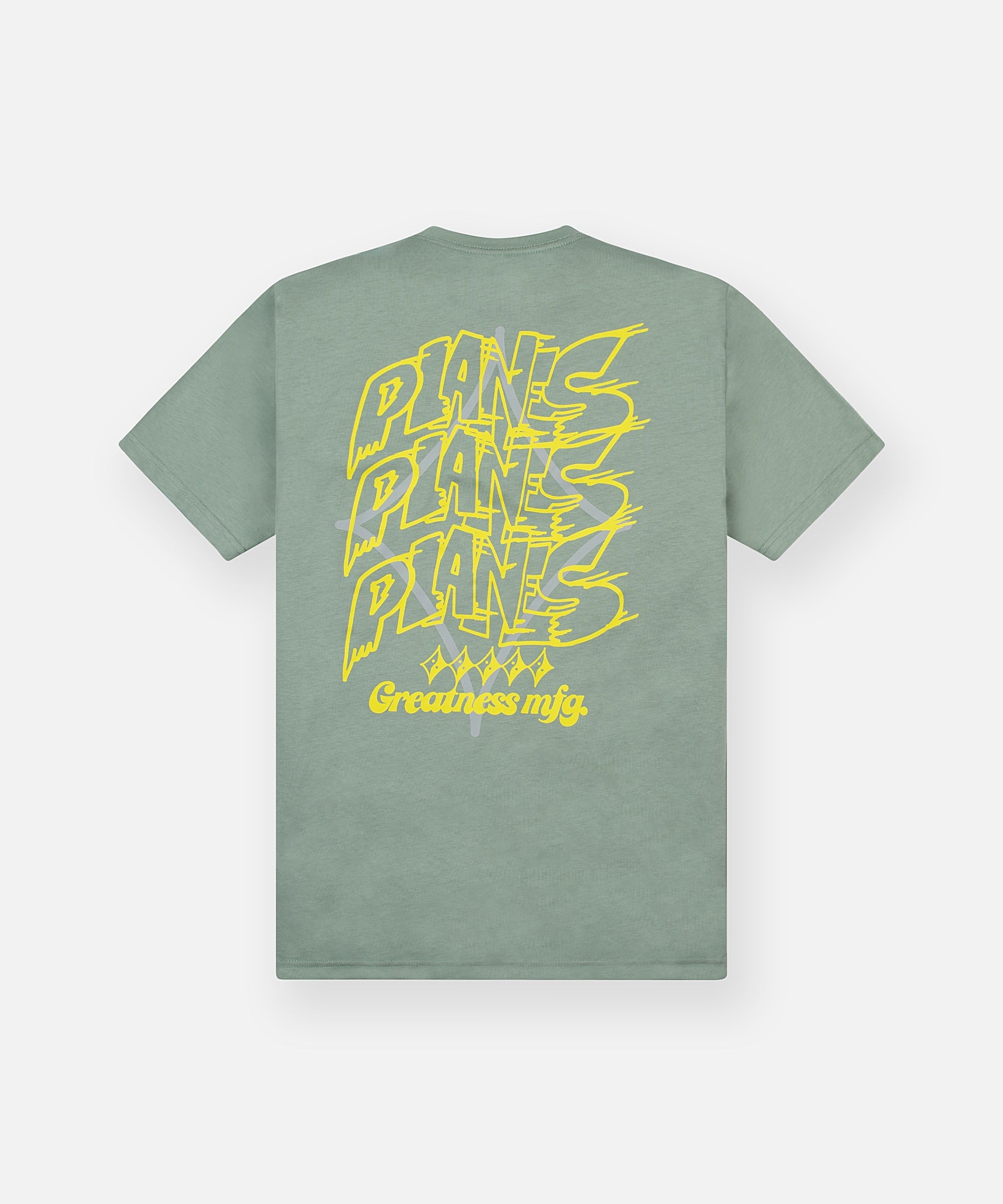 Paper Planes  Stacked Tee - ICEBERG GREEN