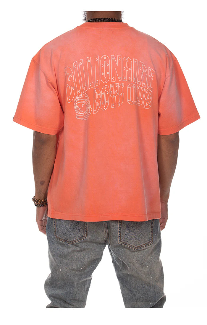 BBC Faded Helmet Ss Knit Tee - CORAL