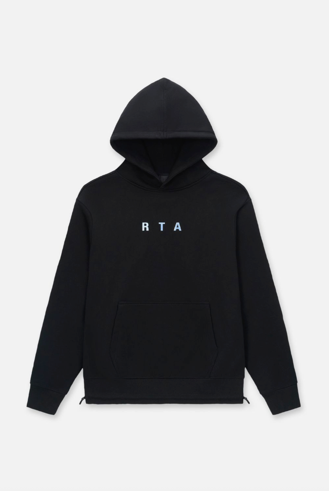 RTA Jordan Black Circuit Cross Hoodie - BLACK CIRCUIT CROSS