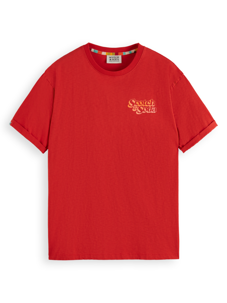 Scotch &amp; Soda T-shirt- BOAT RED